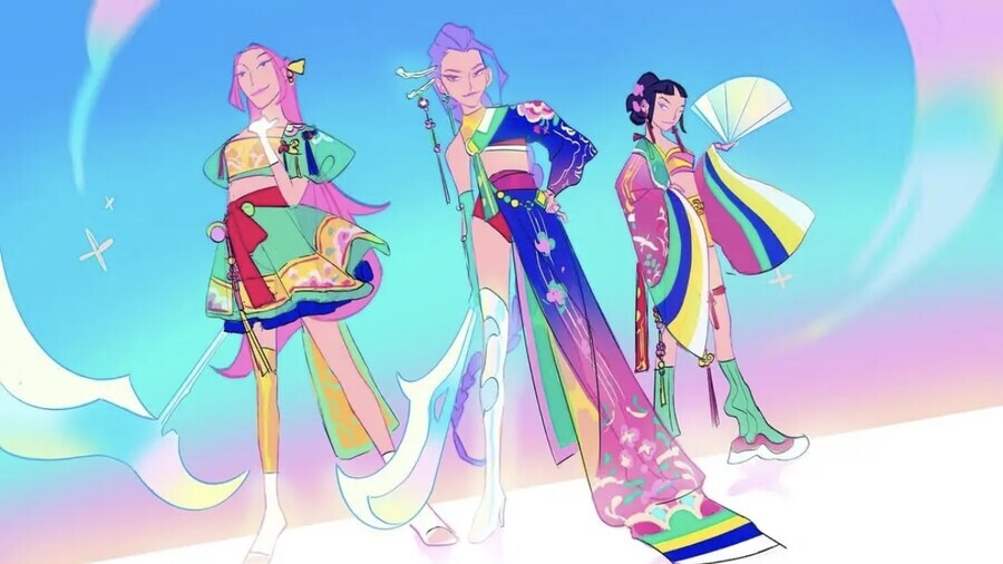 케이팝 데몬 헌터스 한복 드레스_1.jpg