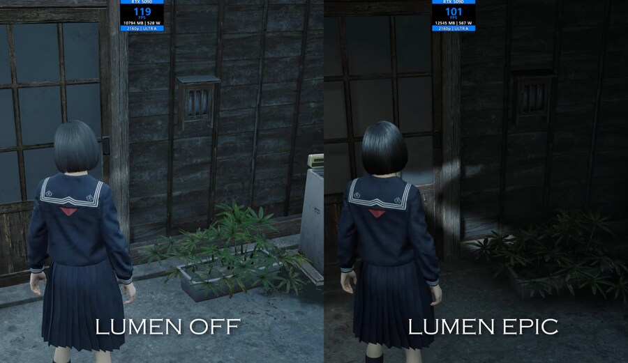 사일런트 힐 F - Lumen 옵션 ON / OFF 비교_6.png