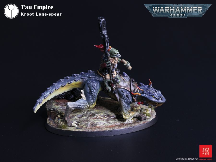 [워해머40k] 크룻 론 스피어 Kroot Lone-spear_3.jpg