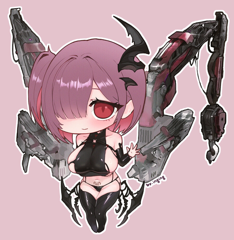 니케) 포비스트 베히모스, 레비아탄, 지즈 SD 팬아트_4.jpg