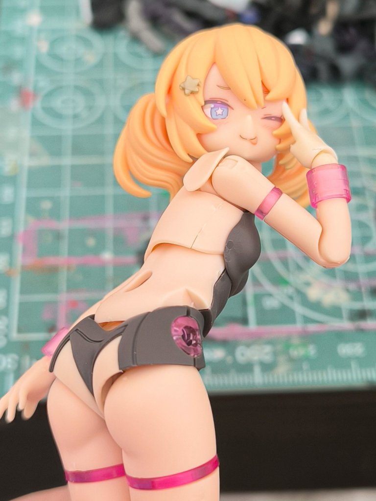[코토부키야] PUNI☆MOFU 쿠로마오 가조립 + 노멀 마오 나열 사진_1.jpg