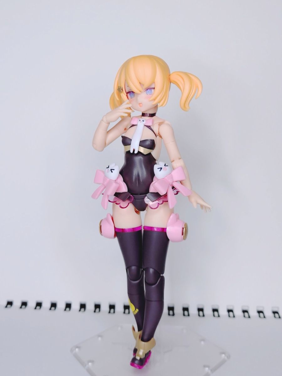 [코토부키야] PUNI☆MOFU 쿠로마오 가조립 + 노멀 마오 나열 사진_22.jpg