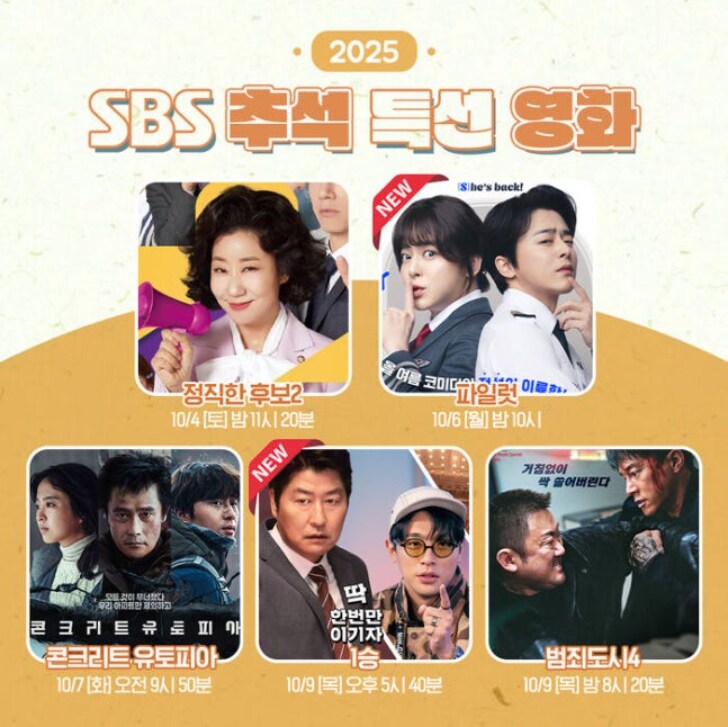 '추석연휴 뭐 볼까'... 2025 추석특선 영화 tv편성표_1.png