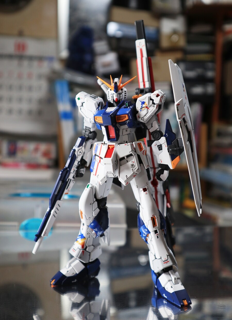 반다이 RG 1/144 후쿠오카 뉴건담 도색완성._1.jpg