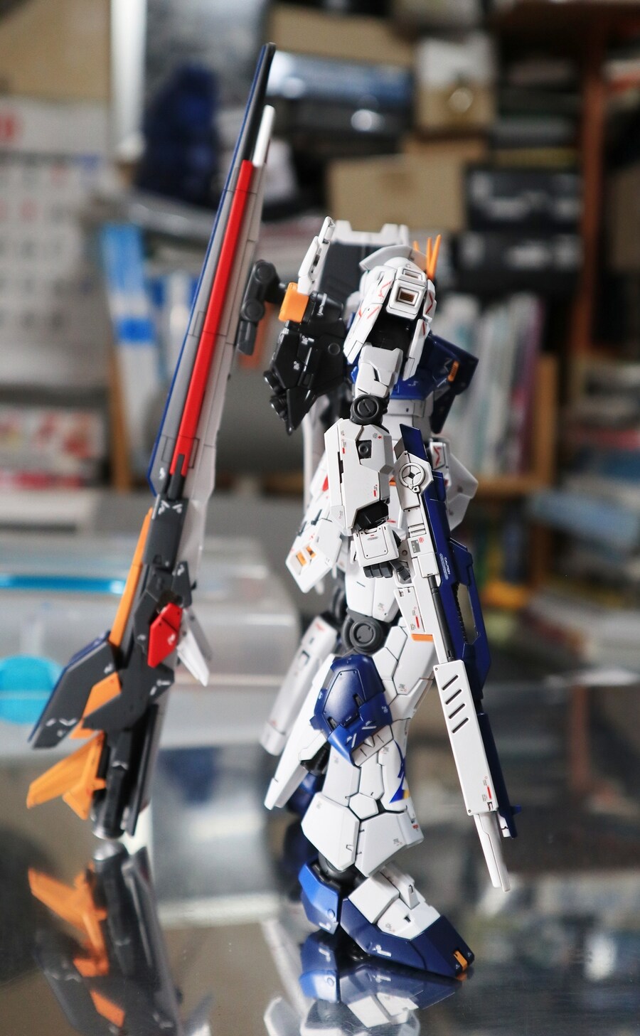 반다이 RG 1/144 후쿠오카 뉴건담 도색완성._7.jpg