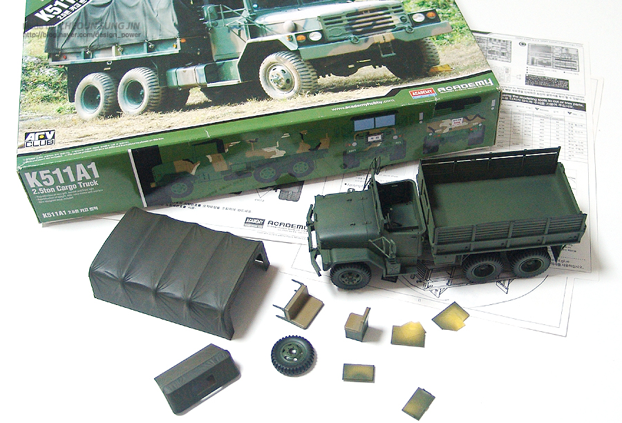 [ACADEMY] K511A1 2.5 ton Cargo Truck 프라모델_4.jpg