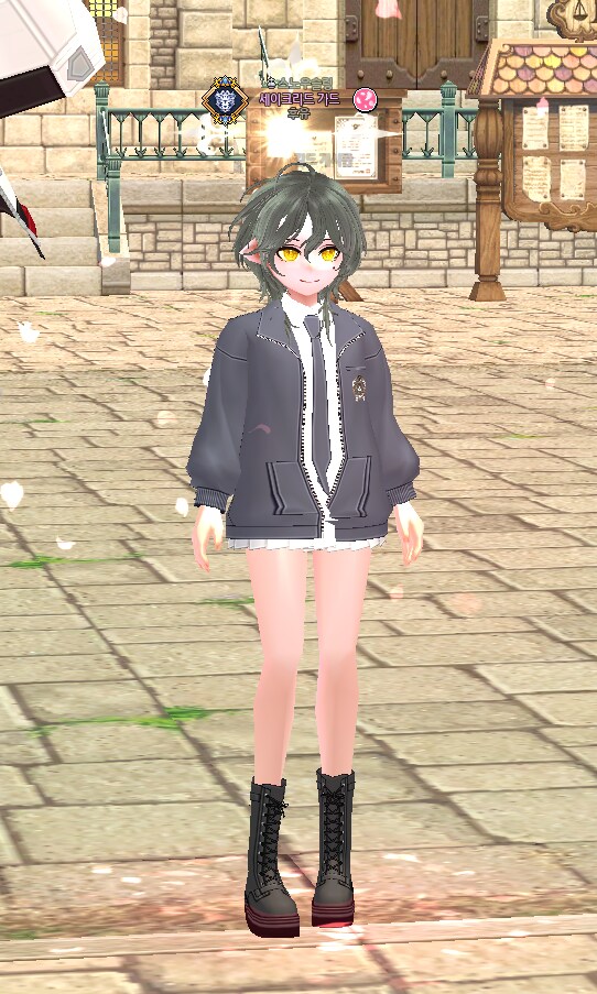 마비노기) 블루아카 신캐 후유 코스프레 했다_3.png