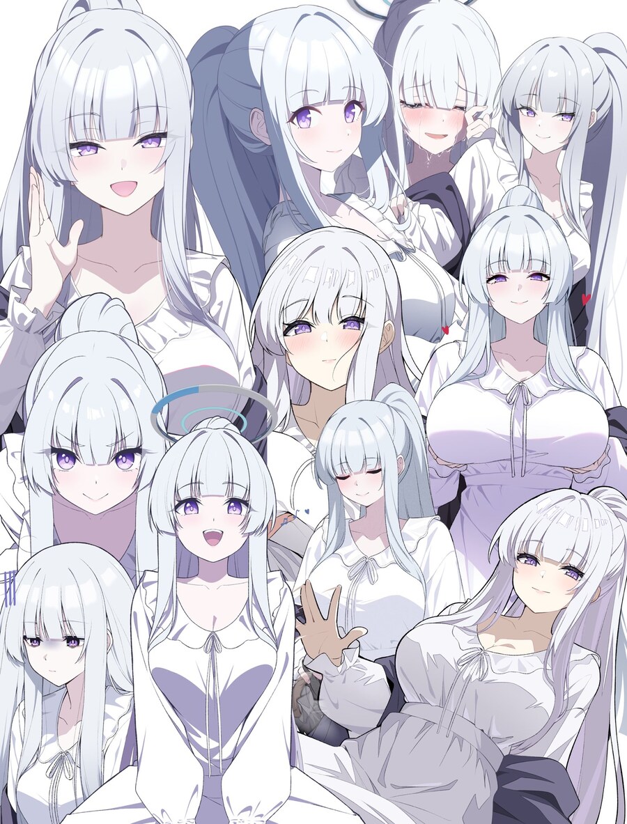 (블루아카) 잠옷 노아 모음_1.jpg