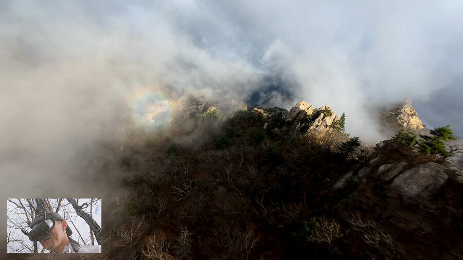 공룡능선 절벽에서 뛰어내리면서 촬영을 해봤습니다 9:50 운해영상을 즐겨보세요!_2.jpg