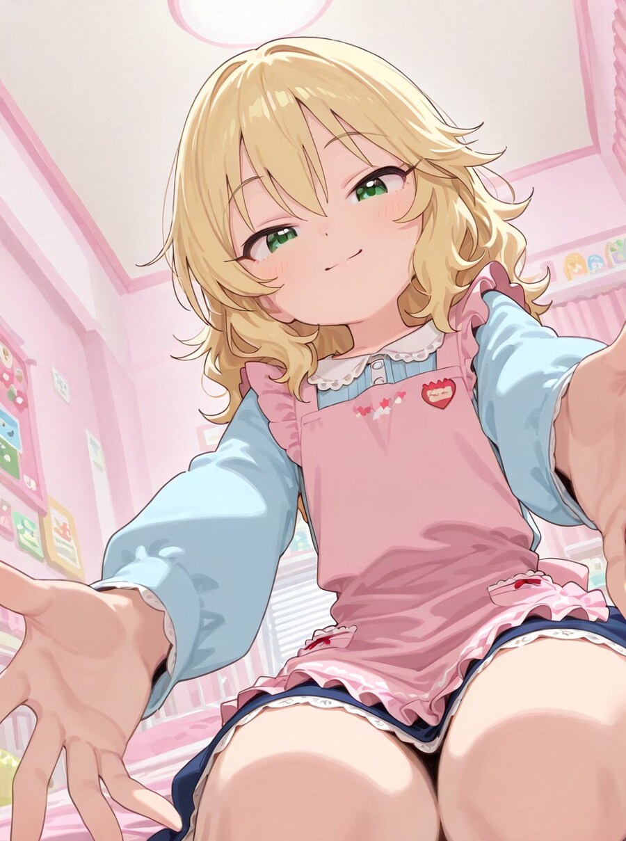 @) 프로듀서가 꼬마가된걸 발견한 모모카.ai_1.jpg