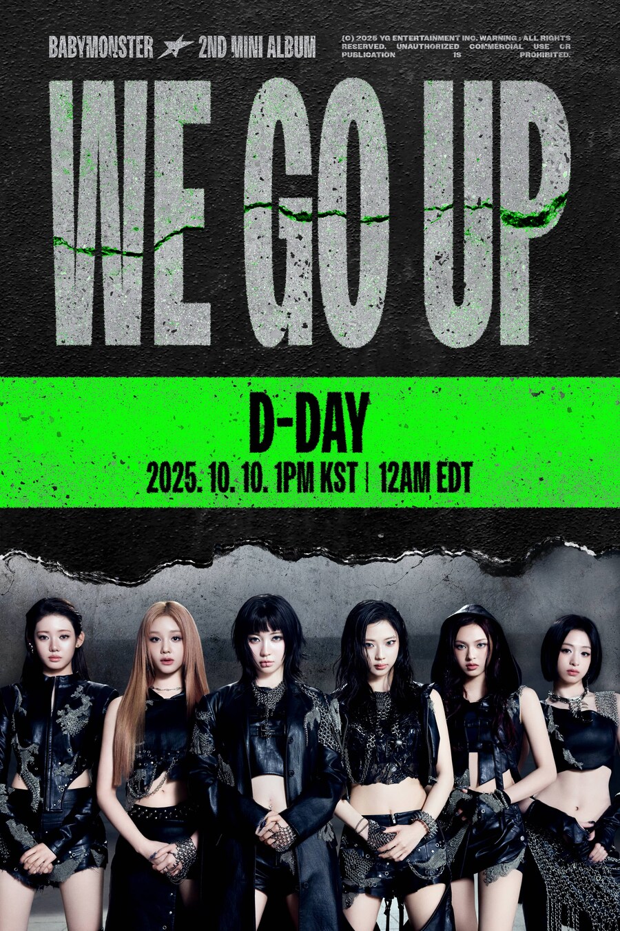 베이비몬스터 미니 앨범 [WE GO UP] D-DAY 포스터_1.jpg