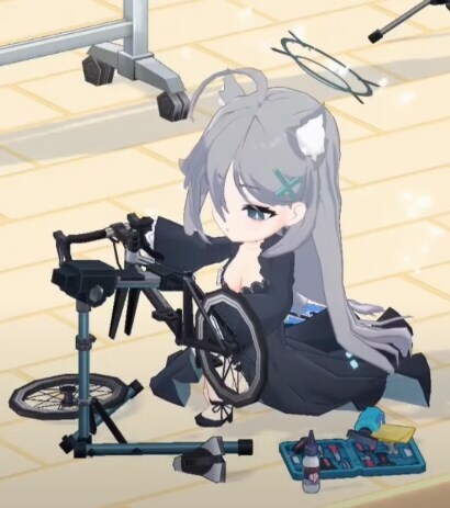 블루아카) 쿠로코 : 응. 이 자전거 이제 내꺼._2.jpg
