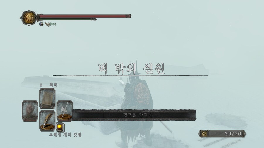 다크소울2) 벽 밖의 설원 시슴 뭣 같네 진짜_1.jpg
