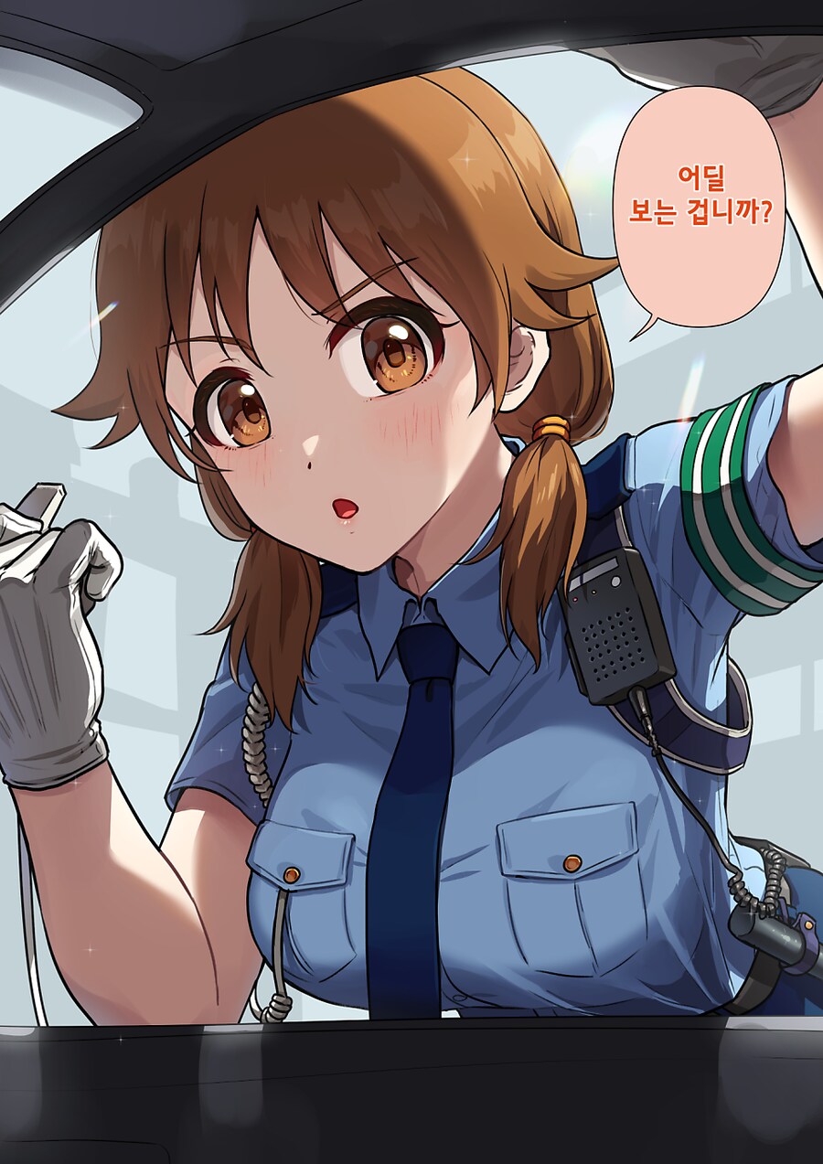 @)경찰관에게 아이돌 권유하는 .manwha_1.png
