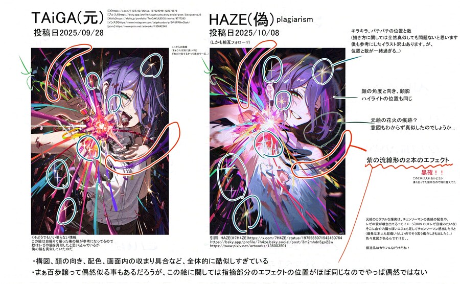 며칠전에 체인소맨 레제 일러 표절로 시끌시끌했던 작가가 글 올렸네_1.jpg