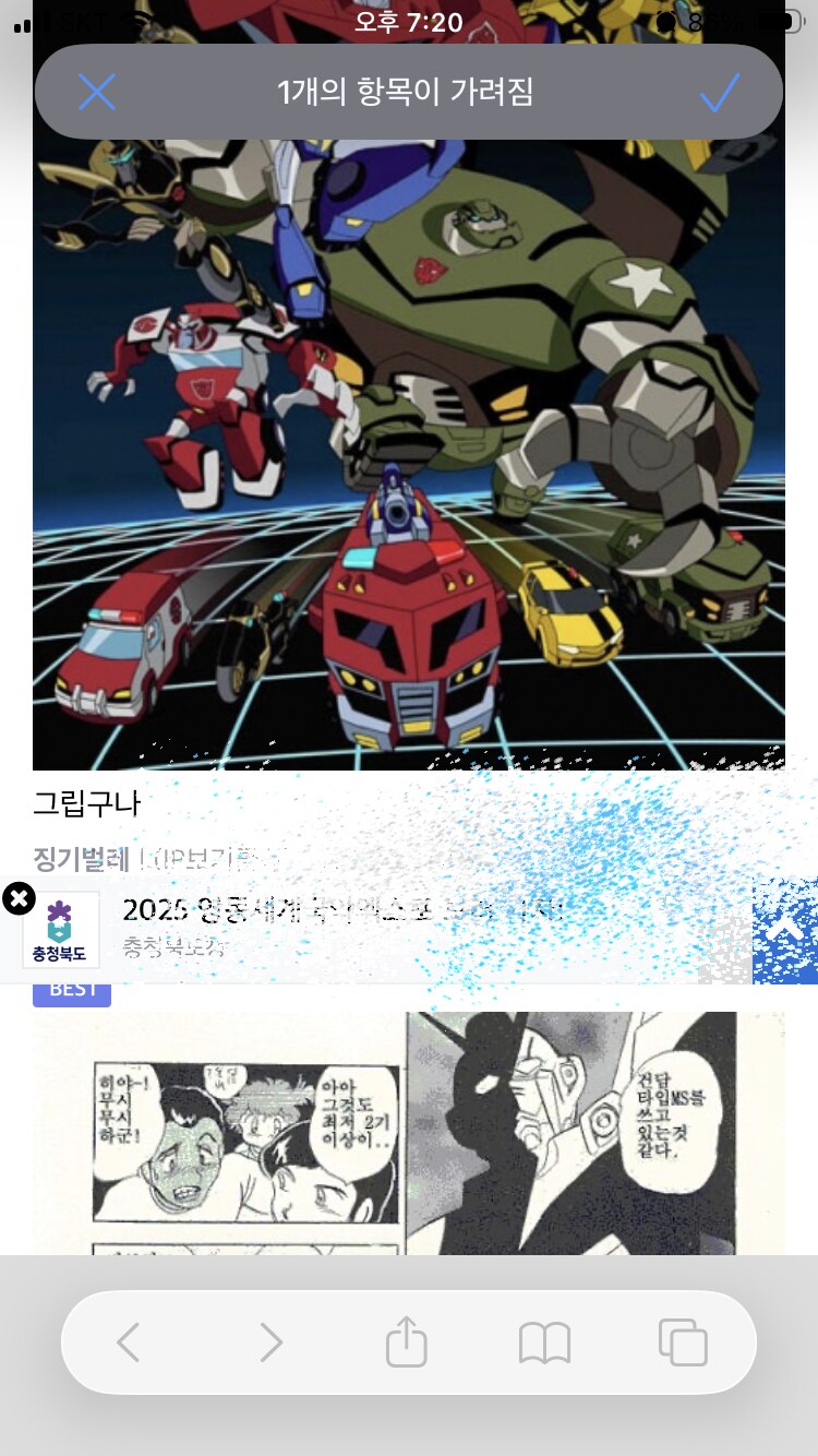 iOS 26으로 올리고 사파리에 특이한게 생겼네요_1.png