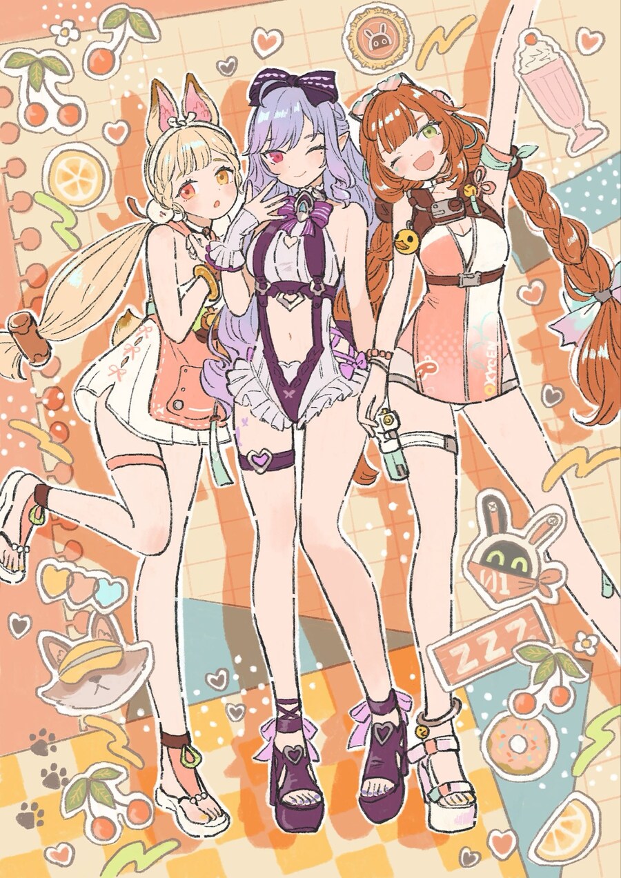 젠레스) 수영복입은 여고생들_1.jpg