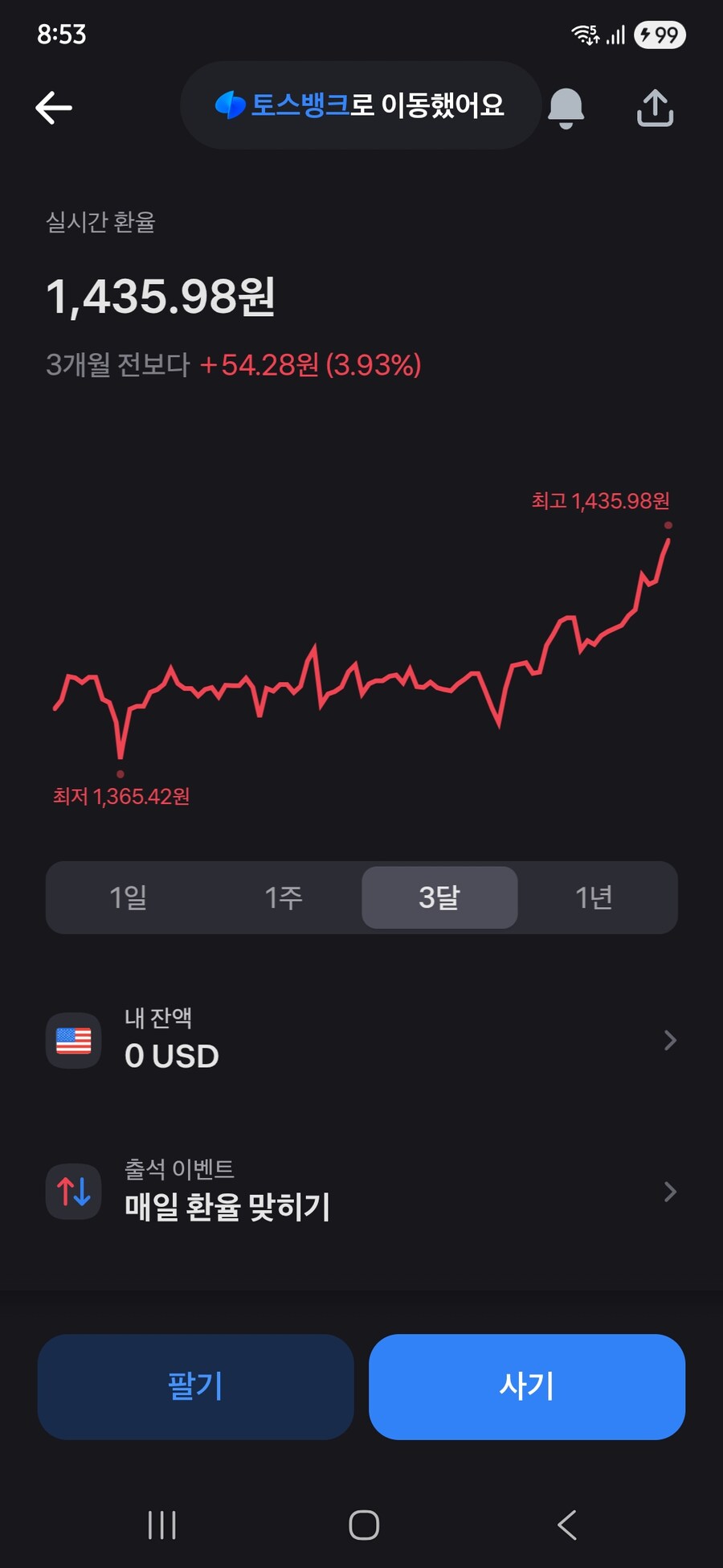 환율 ) 돌았네 미친 원달러 환율_1.jpg