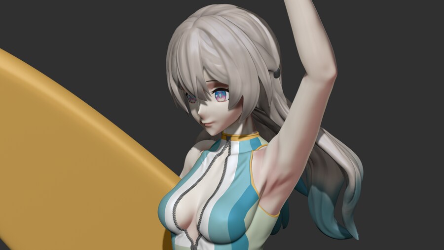 [붕괴: 스타레일] 반디 ver.swimsuit / 피규어 3D 모델링_5.png