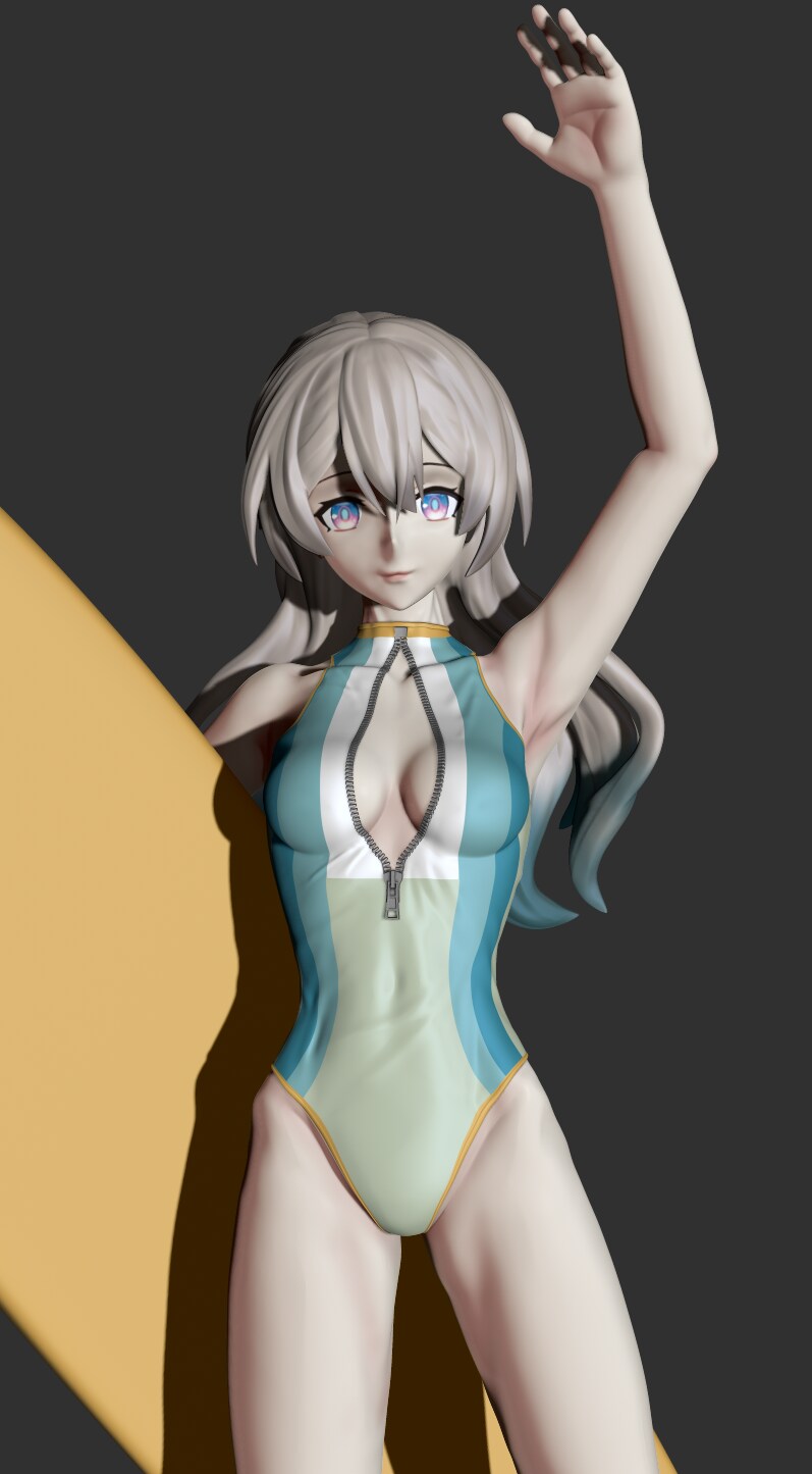 [붕괴: 스타레일] 반디 ver.swimsuit / 피규어 3D 모델링_9.png