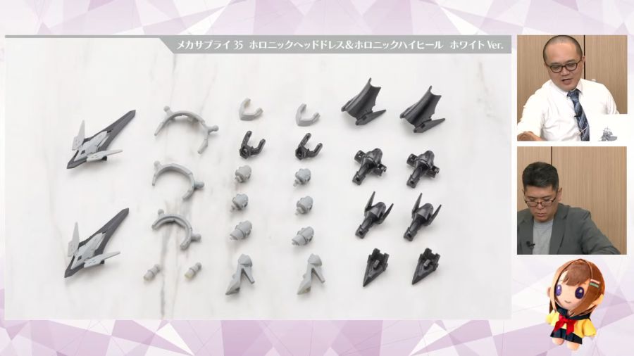 [코토부키야] 메카 서플라이 홀로닉 헤드 드레스 & 하이힐 화이트 Ver 공개_1.png
