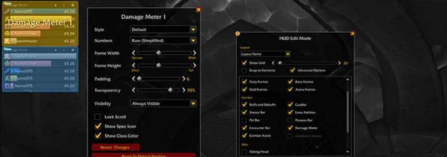와우 공식 딜미터기 공개 - 옵션, 미터기 모습, 작동법 (미완성)_1.jpg