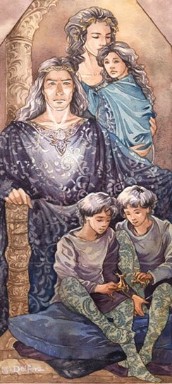 반지의제왕) ???: 엘론드는 반쪽 짜리 요정인데 왜 차별 안 당함?_9.png