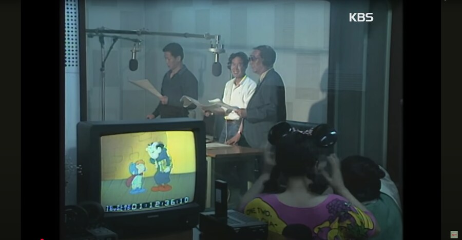 1993년 당시 KBS 어린이 만화 대잔치에 출연했던 이정구, 장정진, 최흘 성우_1.png