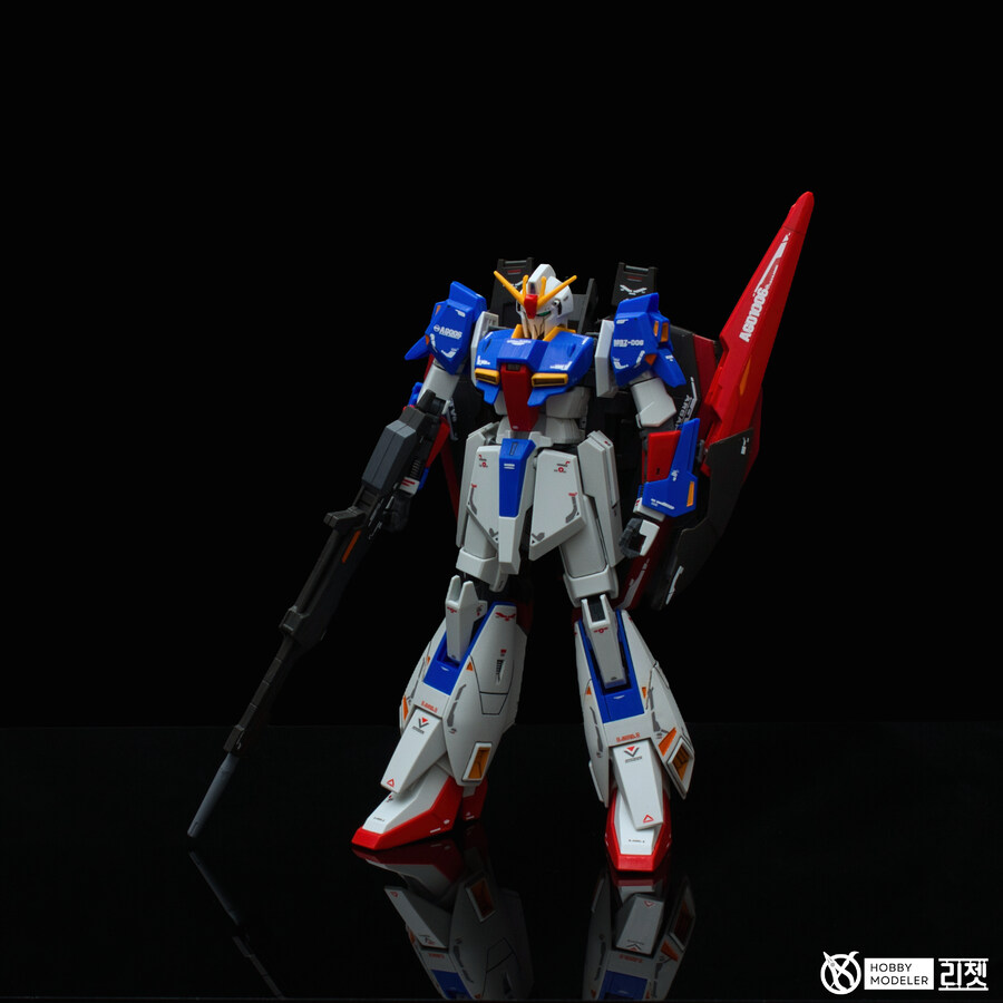 HGUC 제타건담 아크릴부분도색/습식데칼/무광마감으로 완성하였습니다._2.jpg