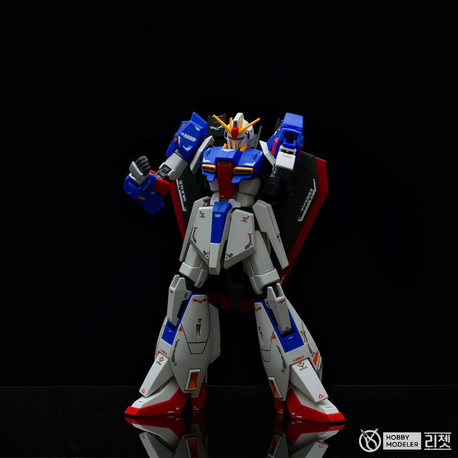 HGUC 제타건담 아크릴부분도색/습식데칼/무광마감으로 완성하였습니다._4.jpg