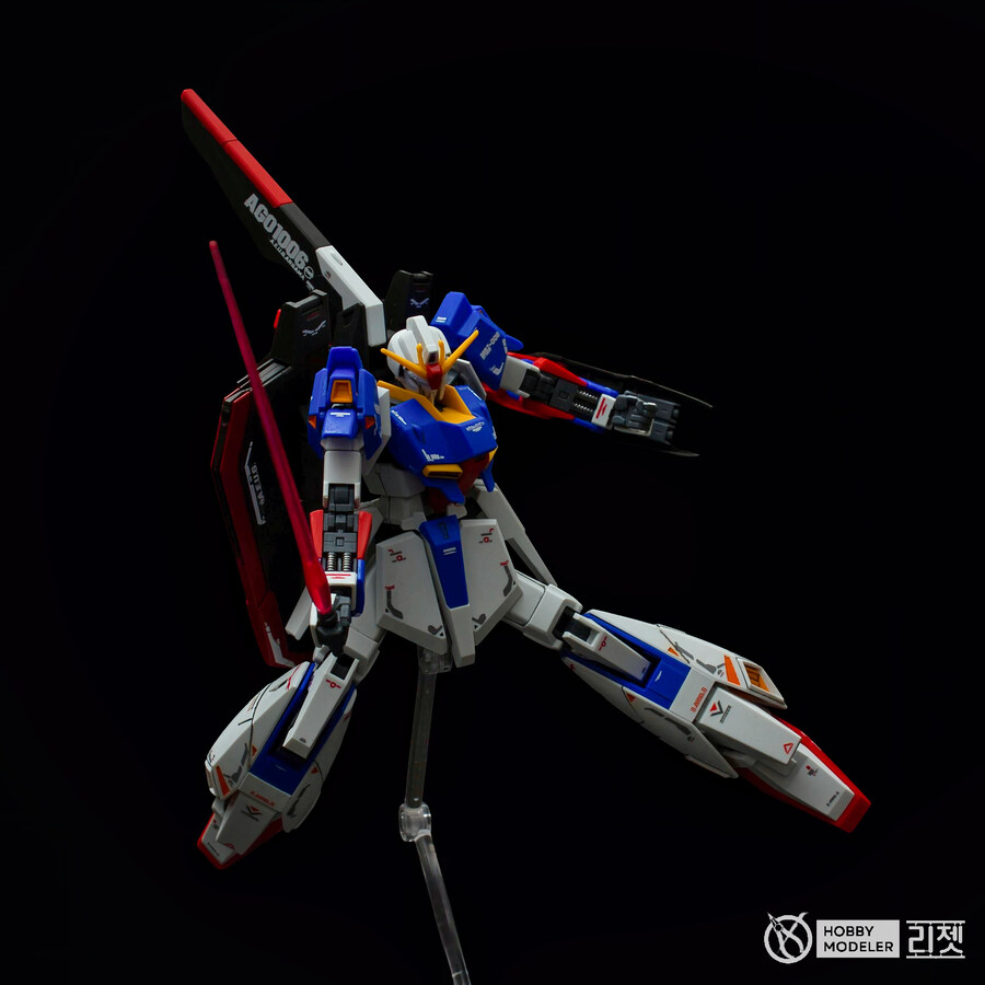 HGUC 제타건담 아크릴부분도색/습식데칼/무광마감으로 완성하였습니다._7.jpg