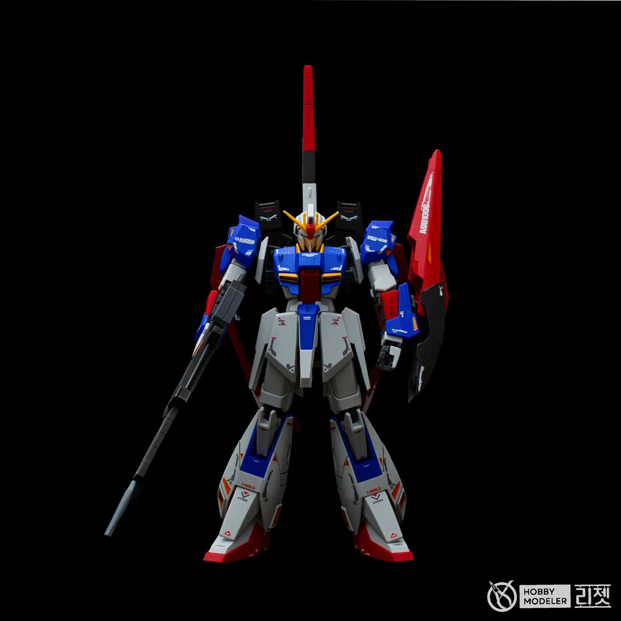 HGUC 제타건담 아크릴부분도색/습식데칼/무광마감으로 완성하였습니다._16.jpg