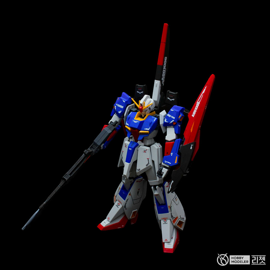 HGUC 제타건담 아크릴부분도색/습식데칼/무광마감으로 완성하였습니다._18.jpg