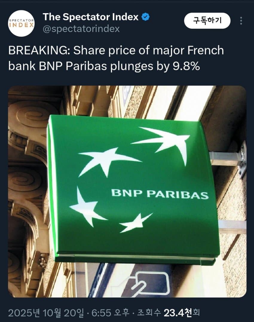 주식) 프랑스 1위 은행 주가 급락_2.jpg