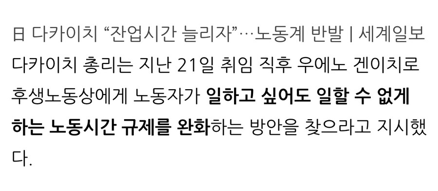 일본 총리가 된지 3일만에 쏟아지는 다카이치 사나에 정책 모음.jpg_1.jpg