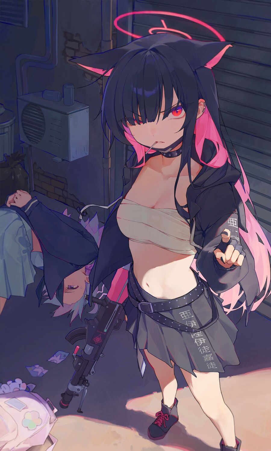 블루아카)얼차려받는 레이사와 가슴붕대한 전설의 스케반_1.jpg