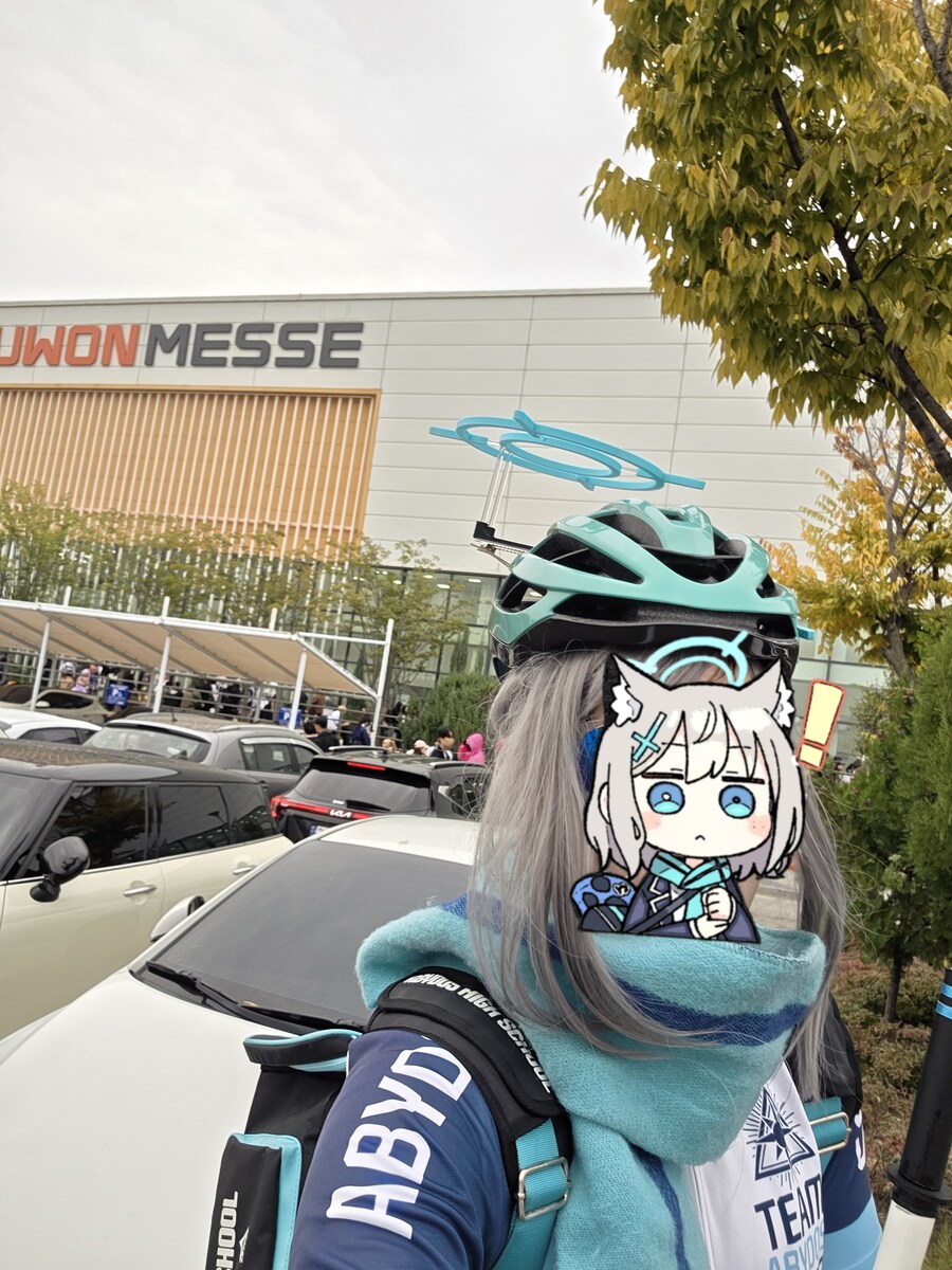 블루아카)자전거 타고 수원 코믹월드 フトスト！_7.jpg