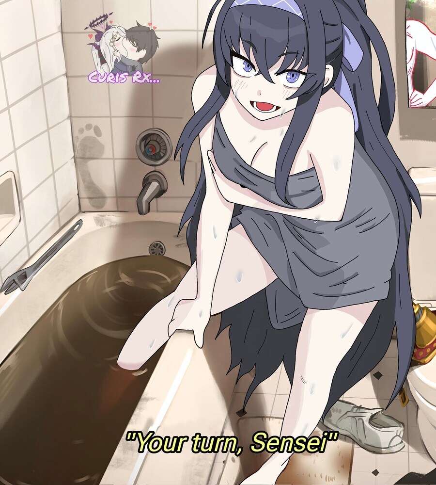 블루아카] 욕조옆에 몽키스패너가 있는 이유가 설마.._1.jpg