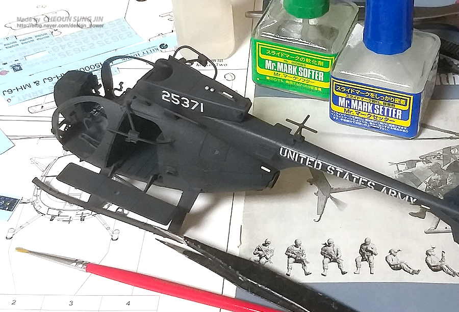 MH-6J Little Bird 프라모델 제작의뢰 완성_6.jpg
