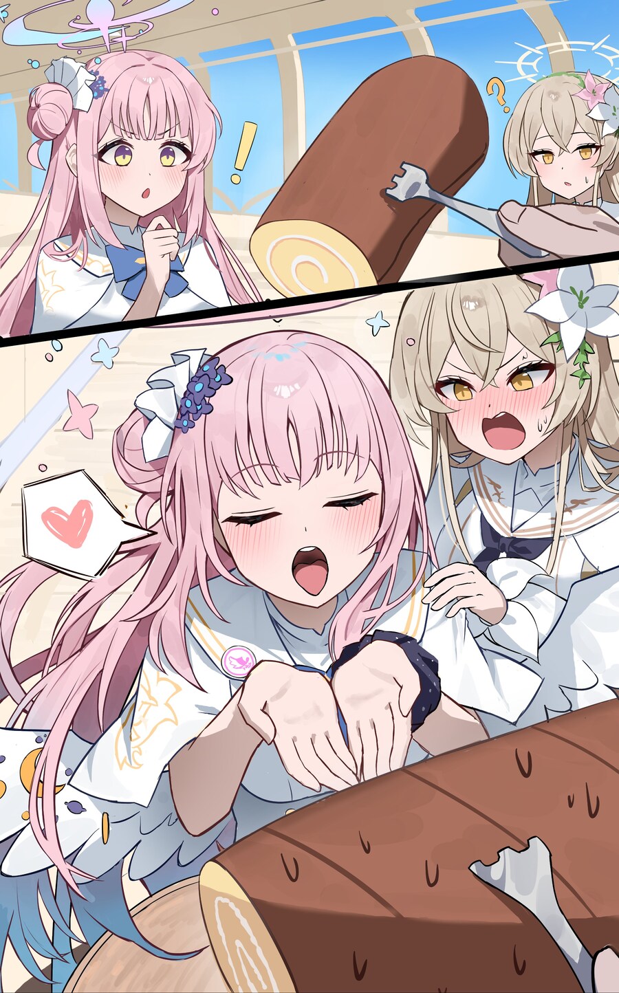 블루아카) 롤케잌 올바르게 먹는법_1.jpg