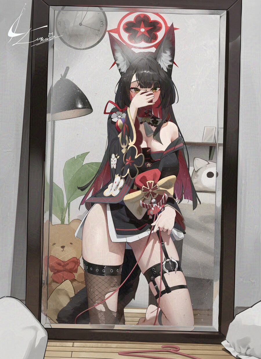 블루아카)이 냔은 자기가 이쁜걸 알아~_1.jpg