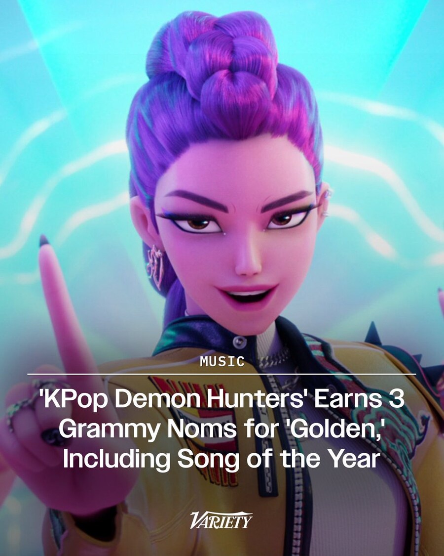 [케데헌] 골든, 그래미 올 해의 노래 및 4개 부문 노미네이트_1.jpg