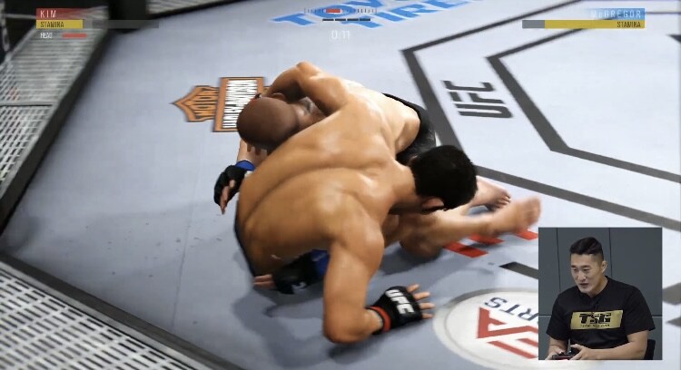 UFC게임 본인캐릭터로 플레이하는 김동현_3.jpg