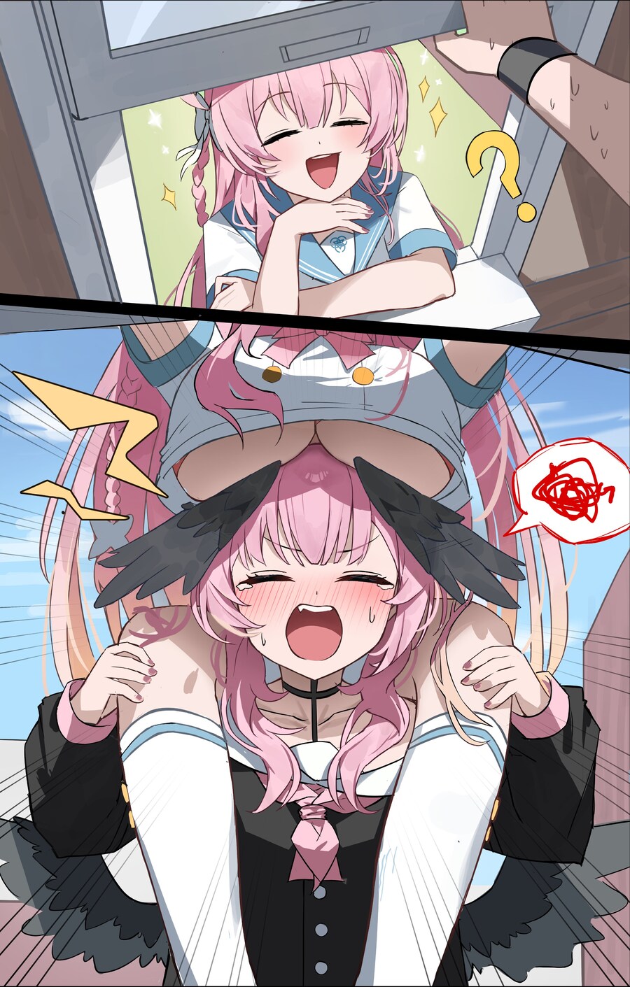 블루아카)하나코, 어떻게 이 높이까지..._1.jpg