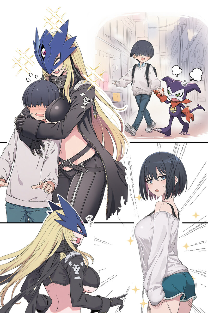 디지몬)북극곰을 녹여버리는 만화_1.jpg