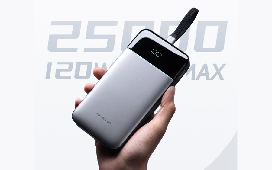 Cuktech, 25,000mAh 120W 고속 충전 파워뱅크 출시_1.png