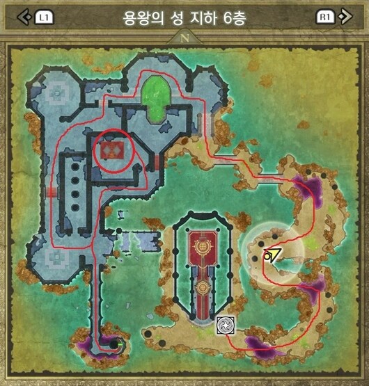 드퀘2 리메이크 - 최후의 열쇠로 상자템 회수 & 메아리 모자 & 로토의 검_18.jpg