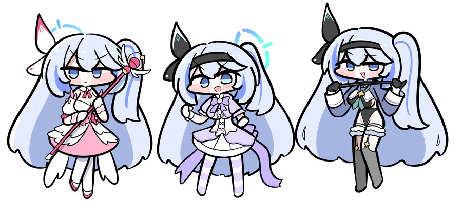 미루 이모가 블루아카 마법소녀와 악의 여간부가 된 짤!_1.png