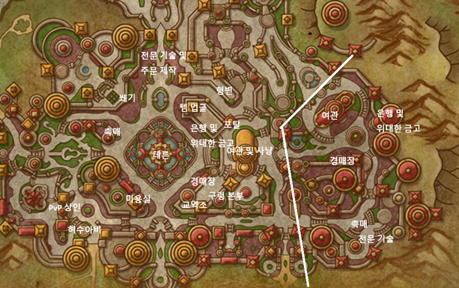 와우 한밤 리워크된 실버문 주요 편의 시설 위치 및 모습_4.png