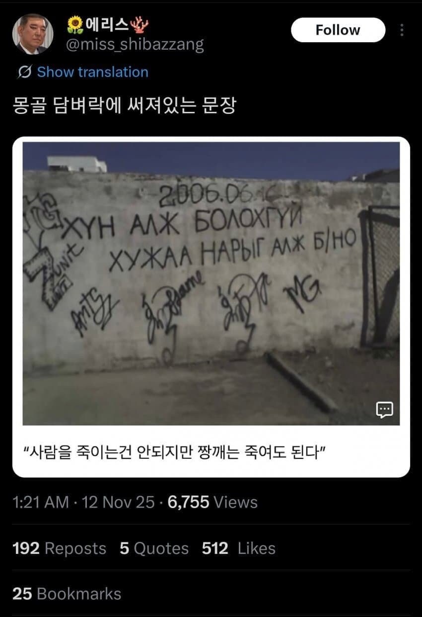 몽골 담벼락에 써있는 문장_1.jpg